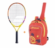 Tenisový set Babolat 23 - raketa Rafa Nadal 23 + ruksak Junior Club oranžový