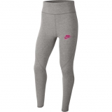 Dievčenské legíny Nike High-Waisted Leggings CU8248-094 šedé