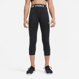 Dievčenské legíny Nike Pro Training 3/4 Tights DA1026-010 čierne
