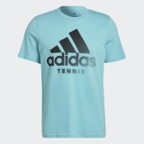Pánské tričko Adidas Tennis Aeroready Graphic Tee HA0972 modré