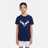 Detské tričko Nike NikeCourt DriFit Rafa T-Shirt DM9187-451 modré