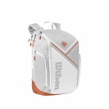 Tenisový ruksak Wilson super Tour backpack  ROLAND GARROS  biely
