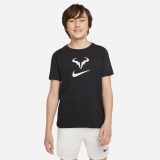 Detské tričko Nike NikeCourt DriFit Rafa T-Shirt DM9187-010 čierne