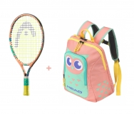 Tenisový set Head - Coco 19 2022 + Kids Backpack ružový