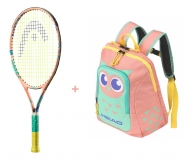 Tenisový set Head - Coco 25 2022 + Kids Backpack ružový
