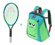 Tenisový set Head - Novak 21 2022 + Kids Backpack zelený