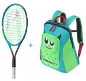 Tenisový set Head - Novak 25 2022 + Kids Backpack zelený