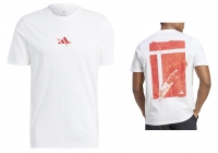 Pánske tričko Adidas Tennis RG Graphic Tee HT5227 biele