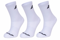 Tenisové ponožky Babolat 3 Pairs Pack Socks 5UA1371-1000 biele