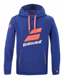 Detská mikina Babolat Exercise Hood Sweat 4JTD041-4000 modro-oranžová
