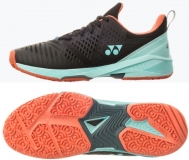 Pánska tenisová obuv Yonex POWER CUSHION SONICAGE 3 Clay black/sky blue