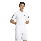 Tenisová polokošeľa Adidas Club Tennis 3-Stripes Polo JE0412 biela