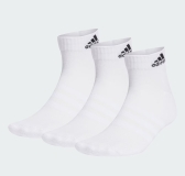 Tenisové ponožky Adidas Cushioned Sportswear Ankle 3 Pack HT3441 biele