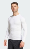 Tenisové tričko Tennis Tshirt Adidas Techfit Compression Training Long Sleeve JE6703 biele