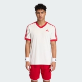 Pánske tenisové tričko Adidas Tennis Classics T-Shirt KE6719 chalk white