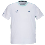 Pánske tričko Babolat Crew Neck Tee J. Lebron 6MZ26011-1000 white