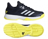 Detská tenisová obuv Adidas Adizero Club K BB7942 modro-žltá Detská tenisová obuv Adidas Adizero Club K BB7942 modro-žltá