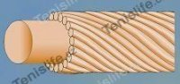 Tenisový výplet ASHAWAY SYNTHETIC GUT 220m