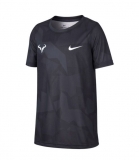 Detské tenisové tričko Nike Court DriFit Rafa CD2165-103 čierne