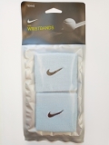 Tenisové potítko Nike Wristband malé světle modré 154