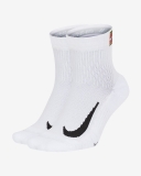 Tenisové ponožky Nike Multiplier Max Ankle Tennis Socks  CU1309-100 biele